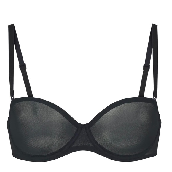 SKIMS Ultrafine Mesh Strapless Underwire Bra - Picture 1 of 12